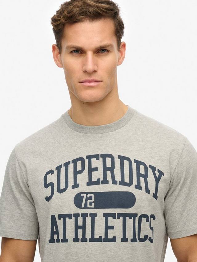 Спортивная незаменимая футболка Superdry, цвет Grey Marl — фото 4