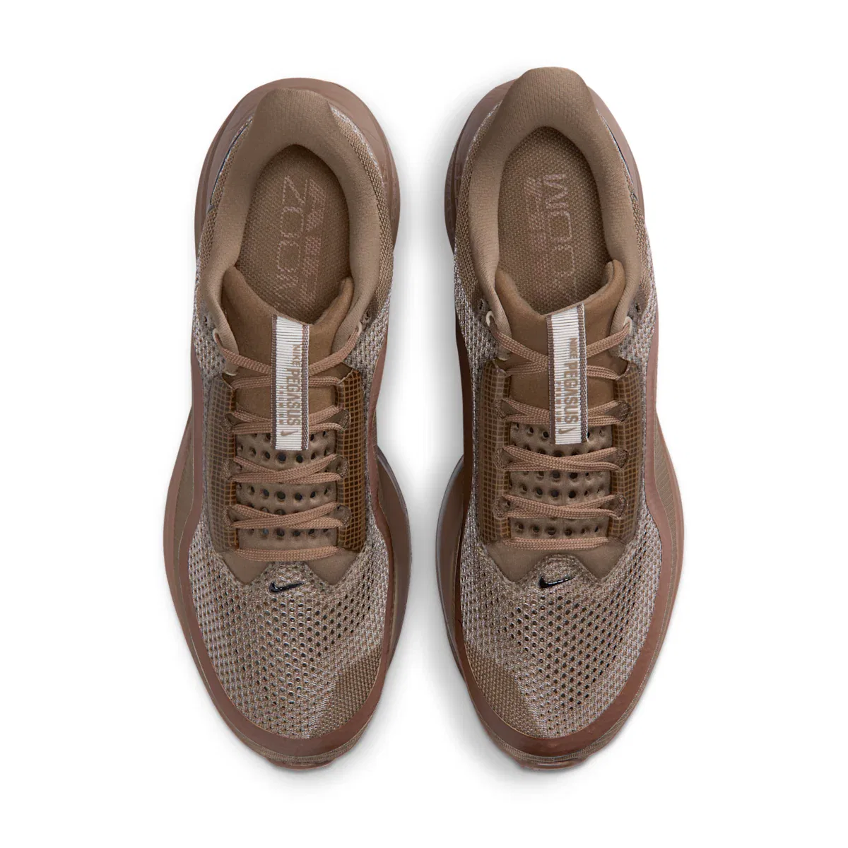 Мужские беговые кроссовки Pegasus Premium для бега по шоссе Nike, коричневый — фото 4