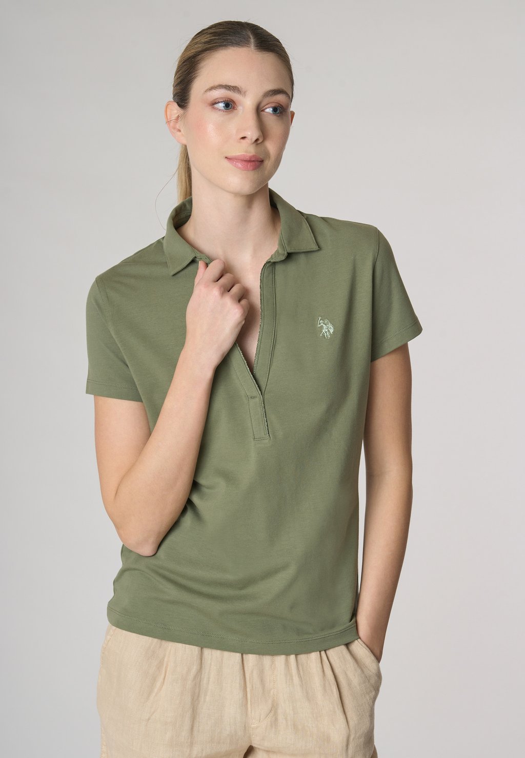 

Поло U.S. Polo Assn., зеленый