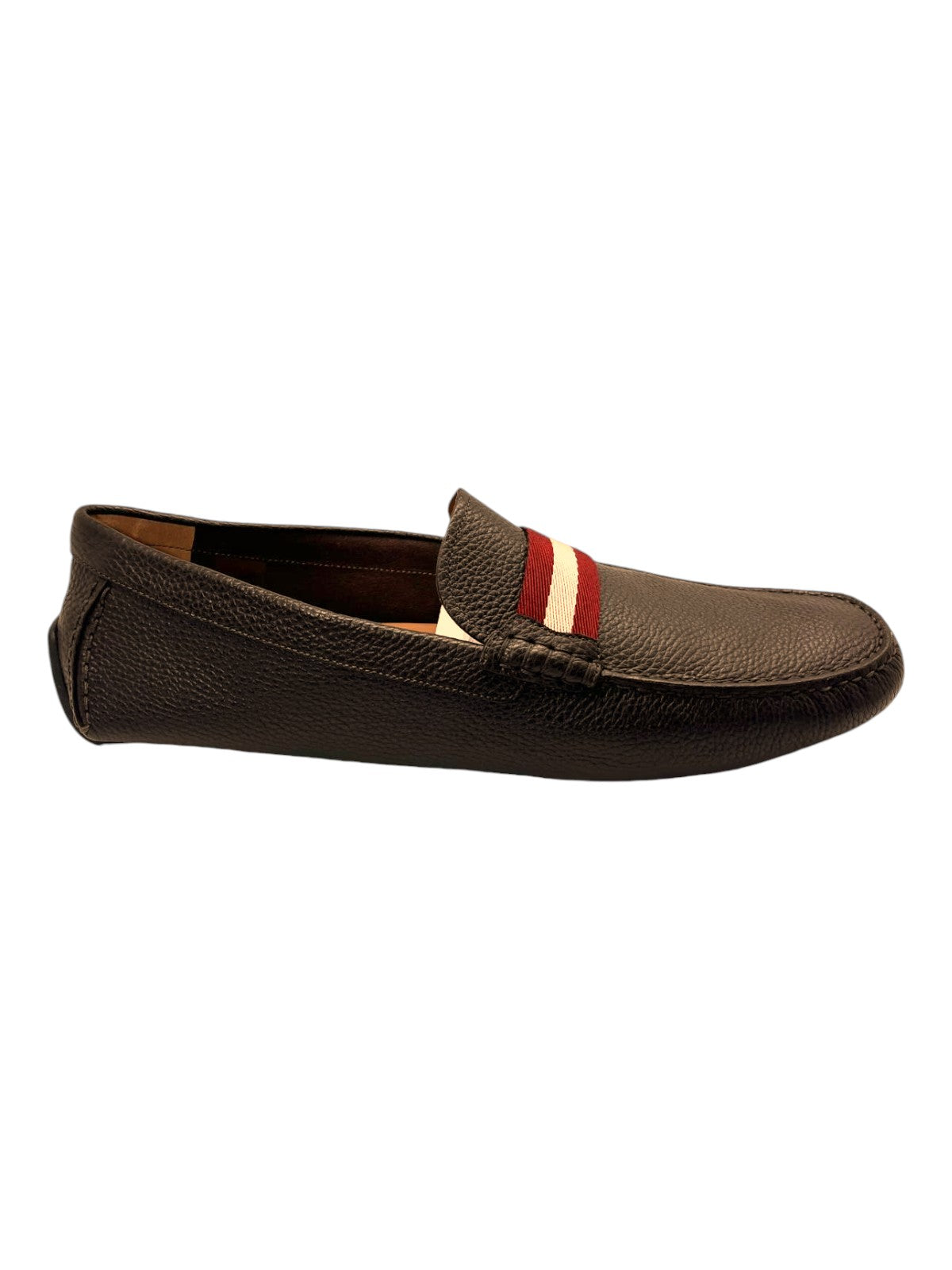 Bally Waltec 6230202 Мужские лоферы из зернистой телячьей кожи шоколадного цвета, коричневый — фото 2