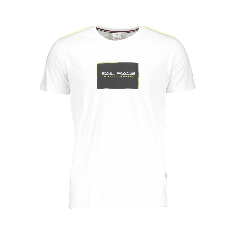 

Белая хлопковая футболка Nautica