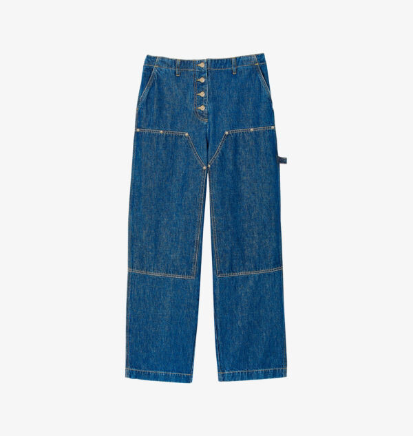 

Джинсы свободного кроя с высокой посадкой Slip-Pocket Sandro, синий