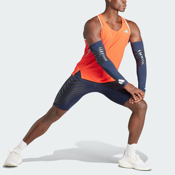 Топ adidas Adizero Running Singlet Logo 'Bright Orange', оранжевый — фото 3