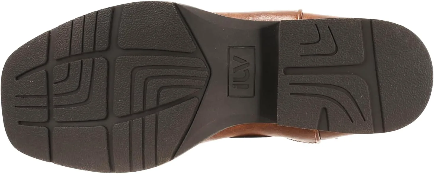 

Мужские ковбойские сапоги IUV с широким голенищем, западного стиля, с традиционным американским флагом, ретро с квадратным носком, рабочие деревенские сапоги, хаки