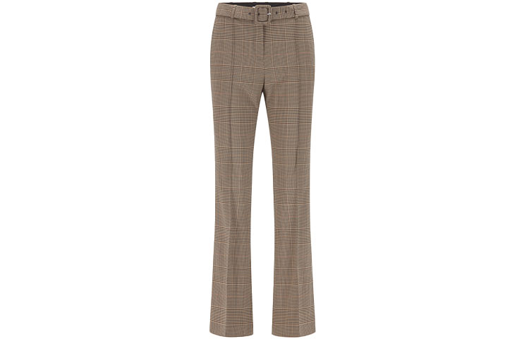 

Женские повседневные брюки коричневого цвета HUGO BOSS, коричневый