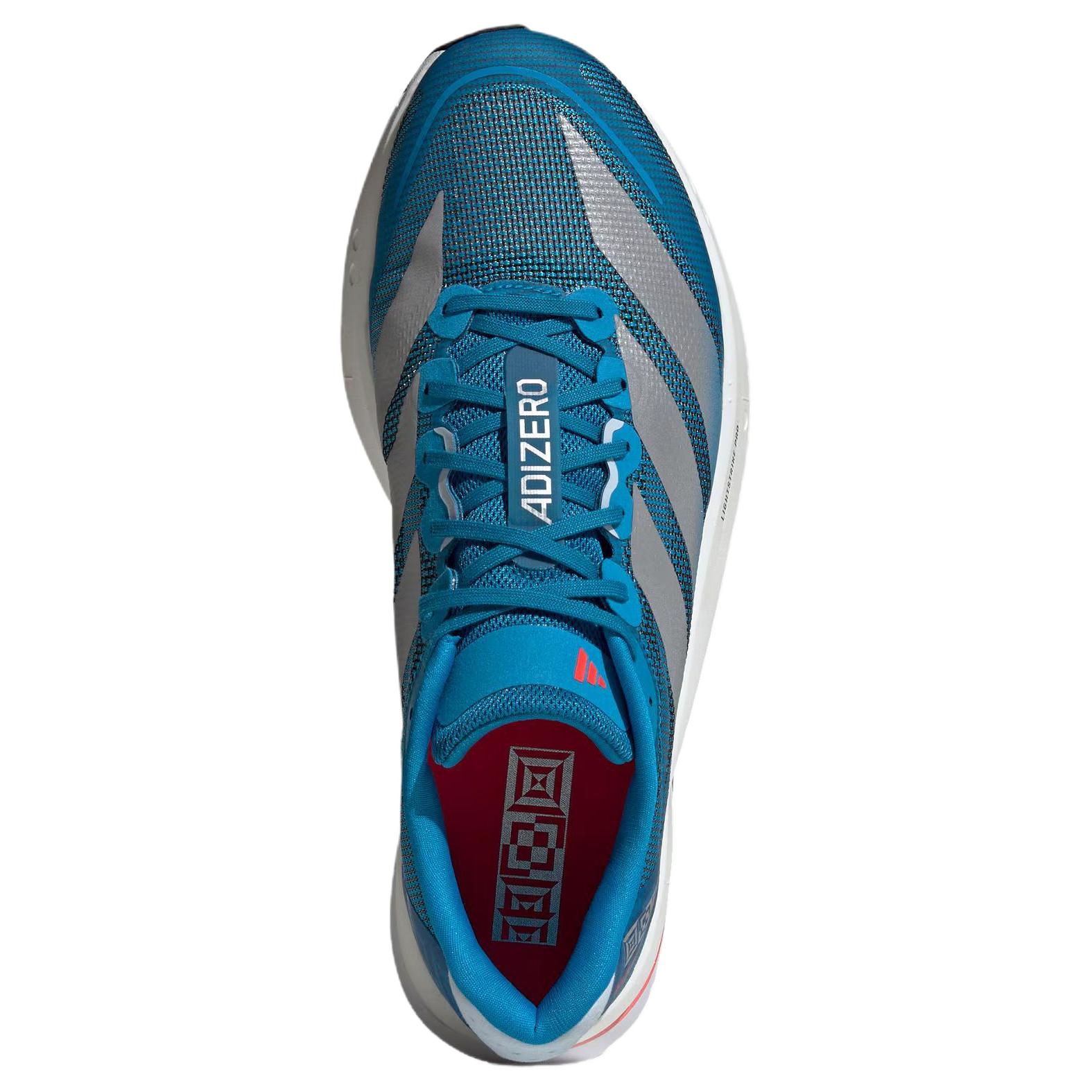 Мужские беговые кроссовки Adidas Adizero Boston 13, цвет Solar Blue — фото 4
