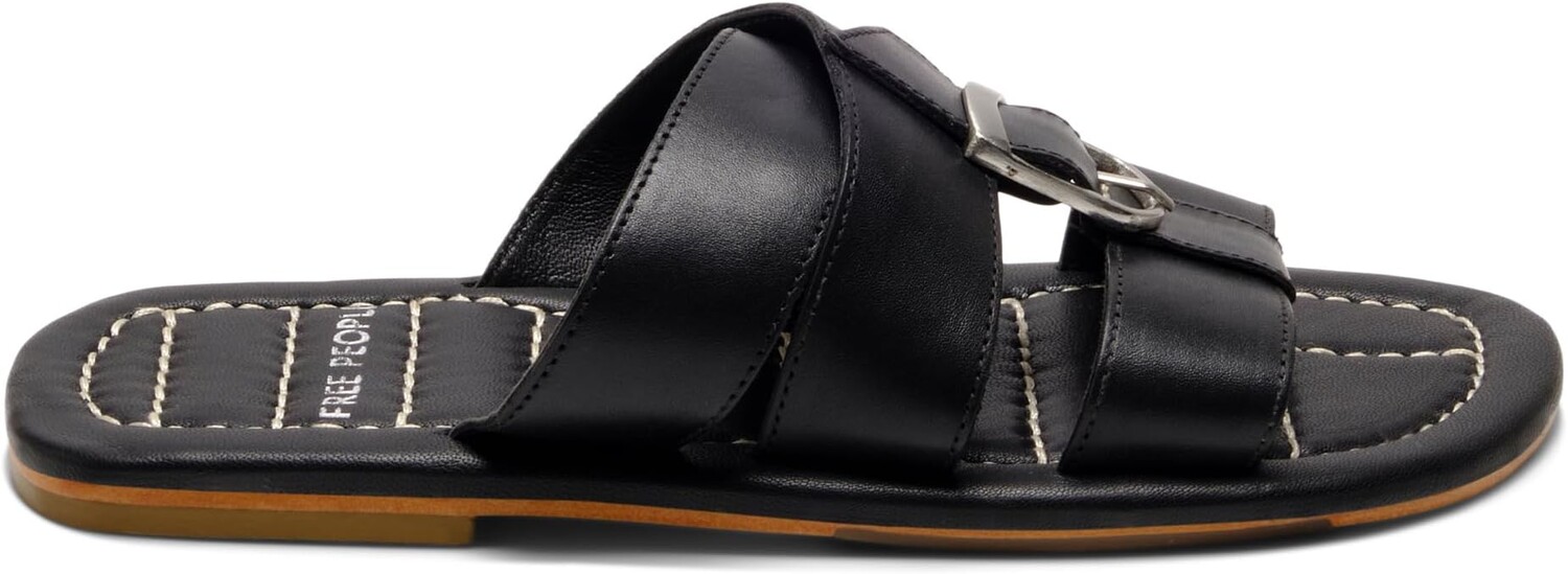 Сандалии Free People Sloan Buckle Sandal, черный — фото 4