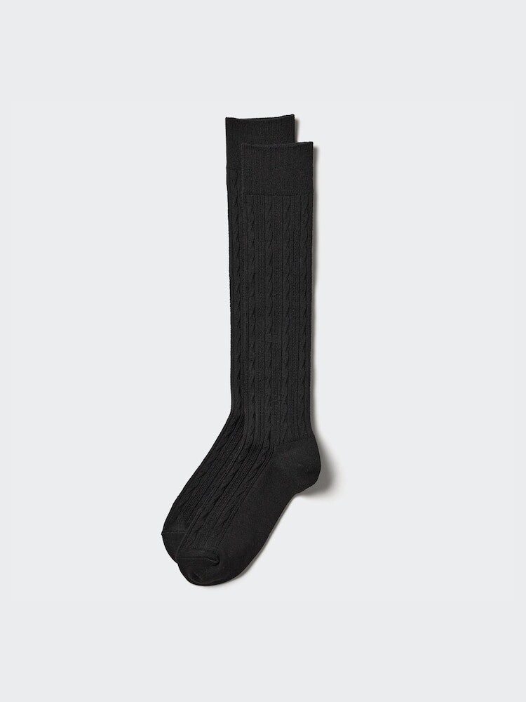 

Высокие носки heattech Uniqlo, черный