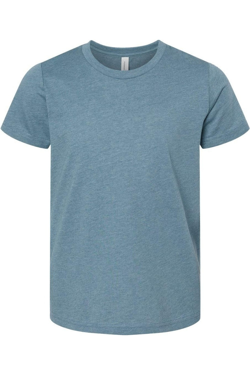 

Футболка молодежная BELLA + CANVAS CVC Jersey, цвет heather slate