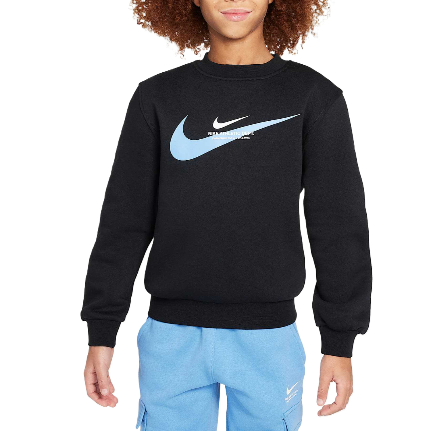 Спортивная толстовка для детей Nike, черный — фото 3
