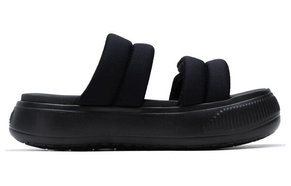 Тапочки mayu puffy slides 'black' Puma, черный — фото 3