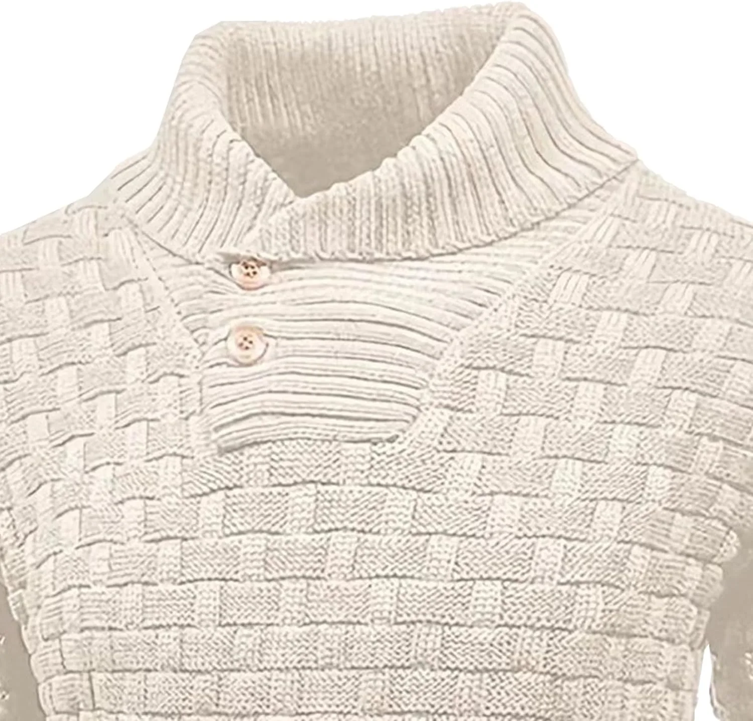 Мужской свитер Vintage Knitwear с воротником стойкой — фото 4