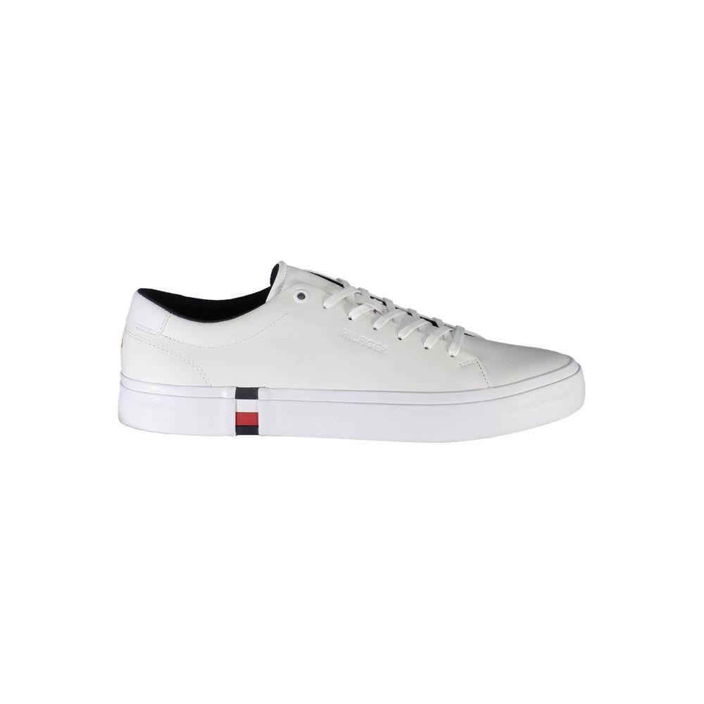 

Белые кожаные мужские кроссовки Tommy Hilfiger