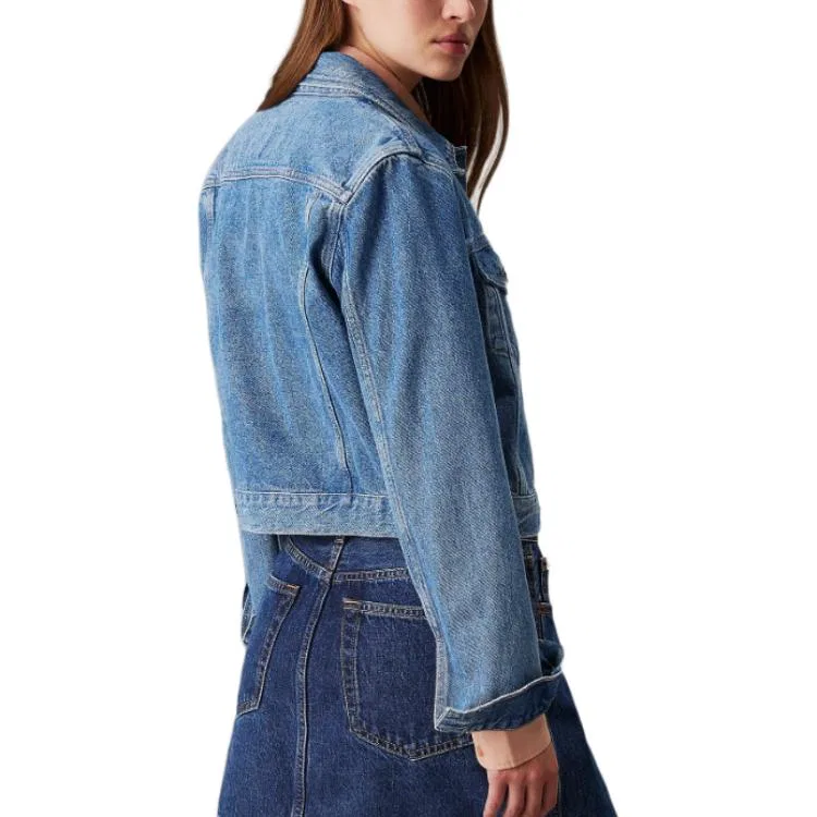 Джинсовая куртка женская Blue Calvin Klein — фото 3