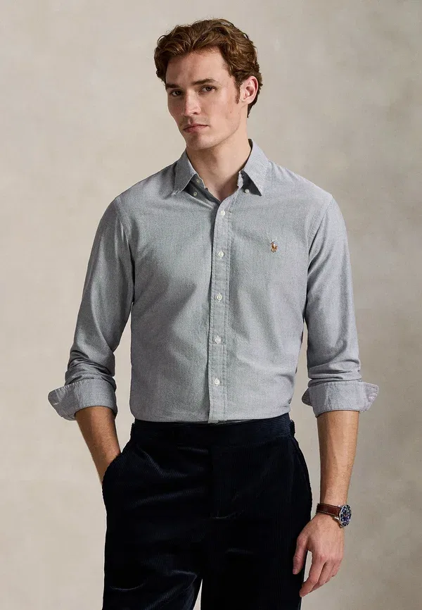 Рубашка оксфорд Polo Ralph Lauren, цвет сланец