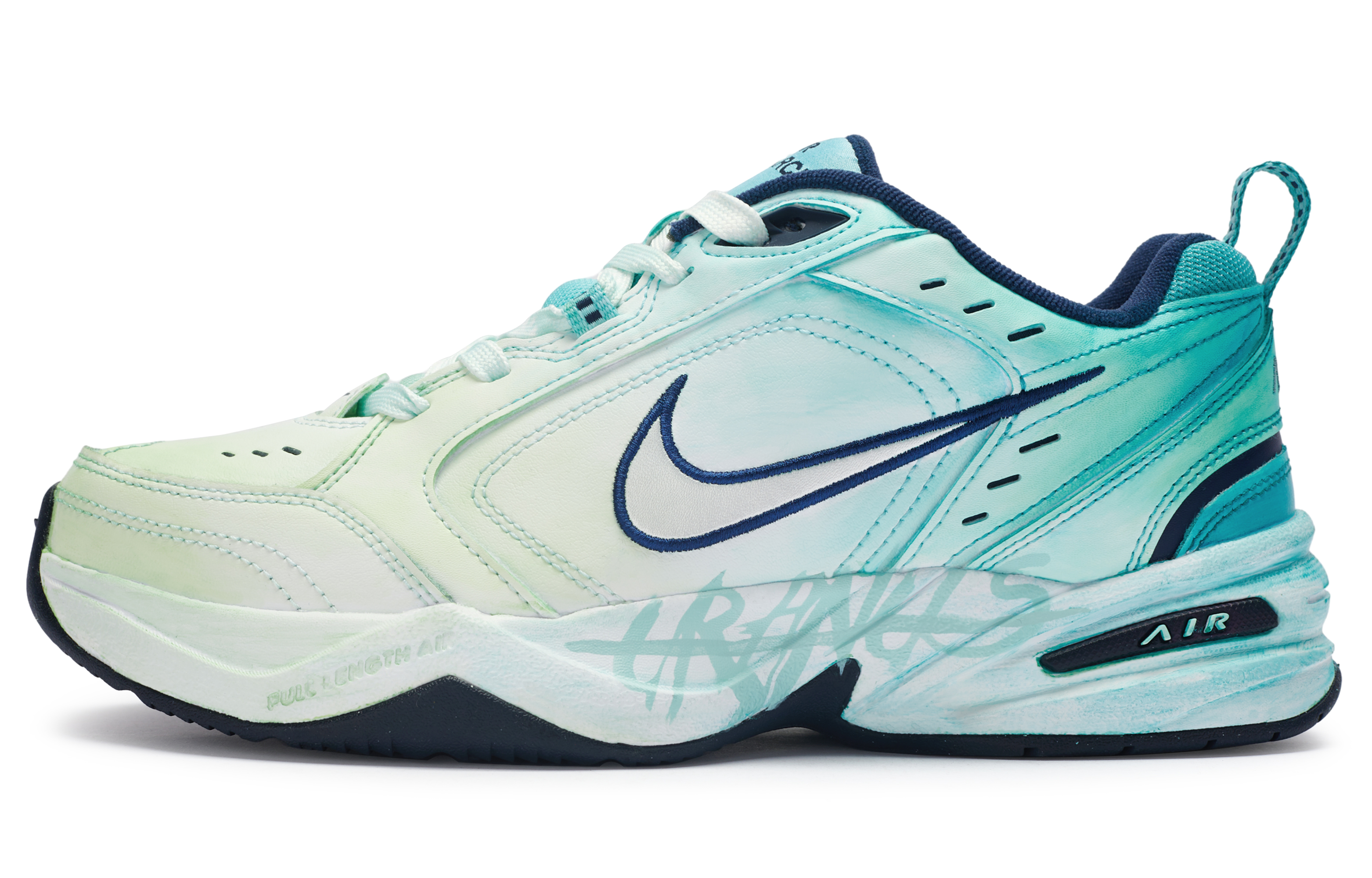 

Массивные кроссовки Nike Air Monarch 4 унисекс, Mint blue-green