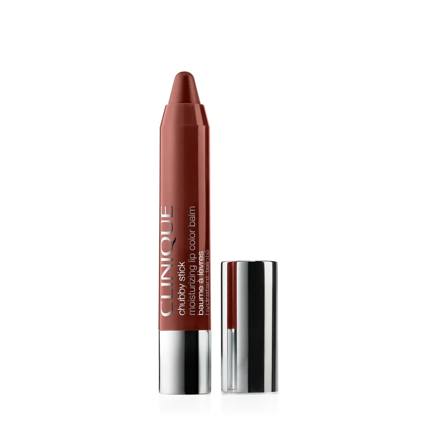 Clinique Chubby Stick Tinted Lip Colour Balm | С маслом ши | Увлажняющий и питательный | Естественный оттенок для губ | Теперь в новых оттенках, Fuller Fig