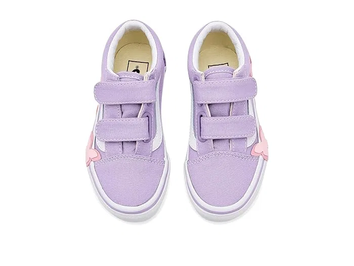 Кроссовки Old Skool V Butterfly Vans Kids, Soft Orchid — фото 3