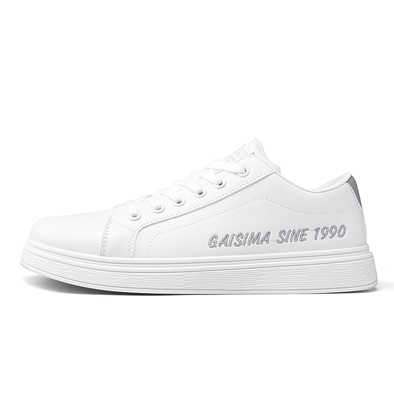 

GAISIMA Дышащие мужские лоу-топы для скейтбординга белые, цвет White