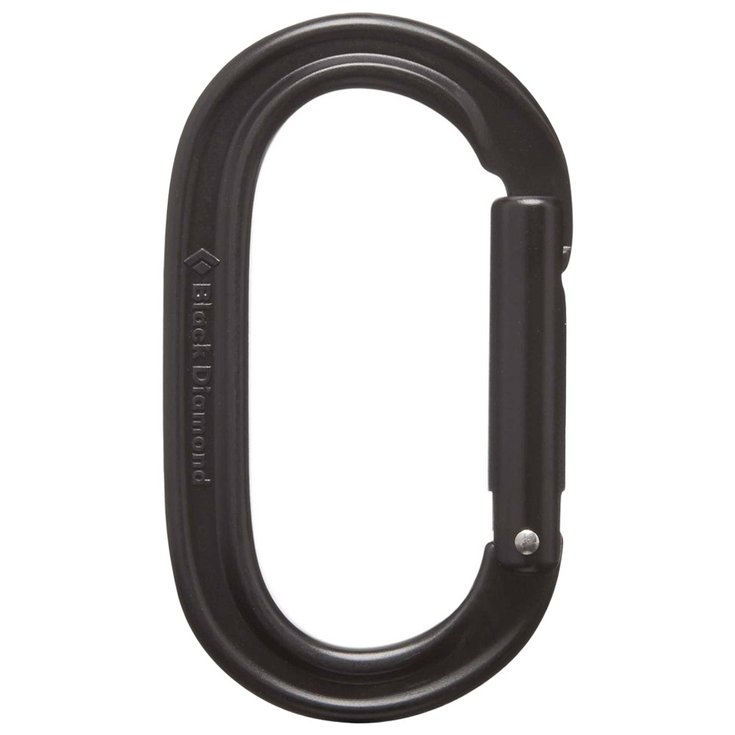 

Карабин овальный с замком-ключом, черный Black Diamond