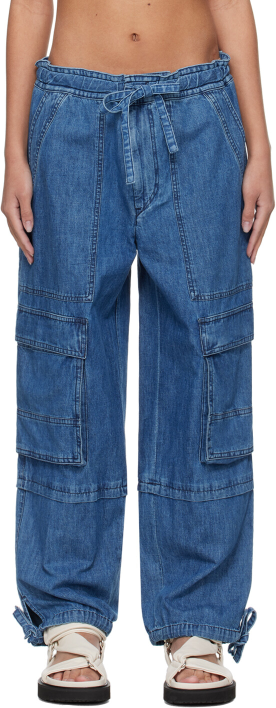 

Синие брюки плюща Isabel Marant Etoile