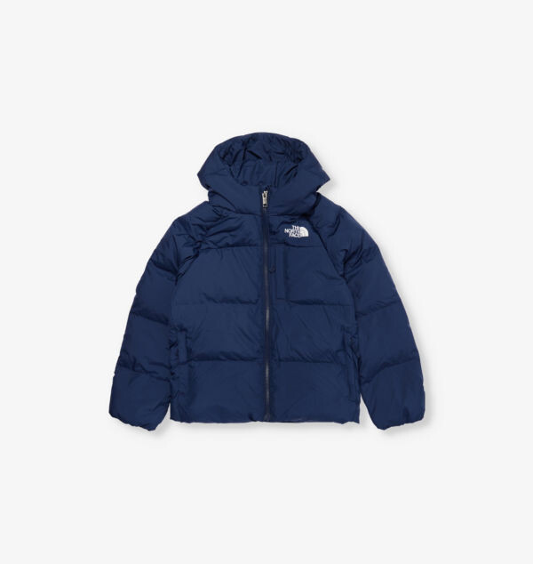 

Куртка из рипстопа с капюшоном и принтом логотипа The North Face, синий