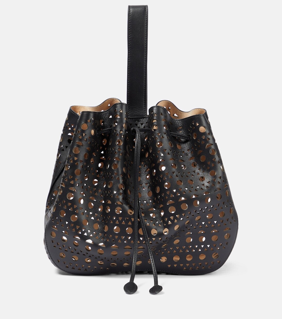 

Кожаная сумка-тоут rose marie 28 vienne Alaïa, черный