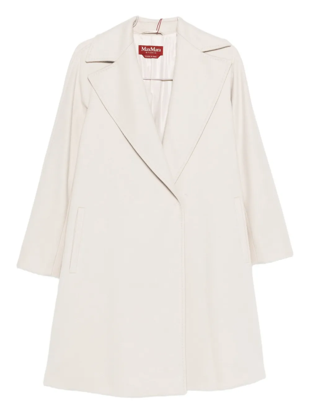 

Пальто свободного кроя с боковыми карманами MAX MARA, нейтральный