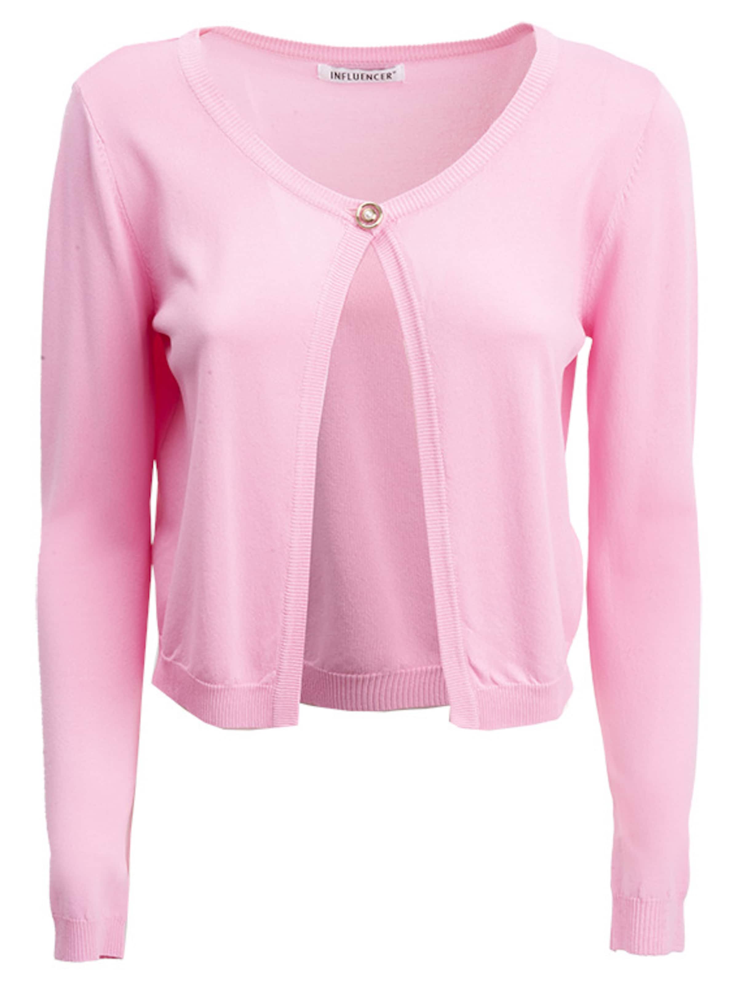 

Influencer Кардиган из трикотажа в розовом цвете