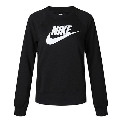 

Толстовка (WMNS) Nike Sportswear Essential Knit Round Neck Black, черный