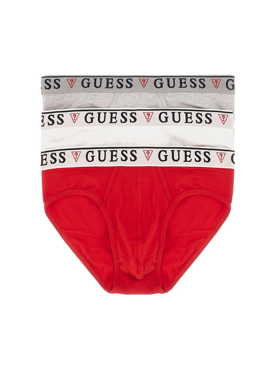 

Трусы GUESS BRIAN HERO, mottled grey/Red/White