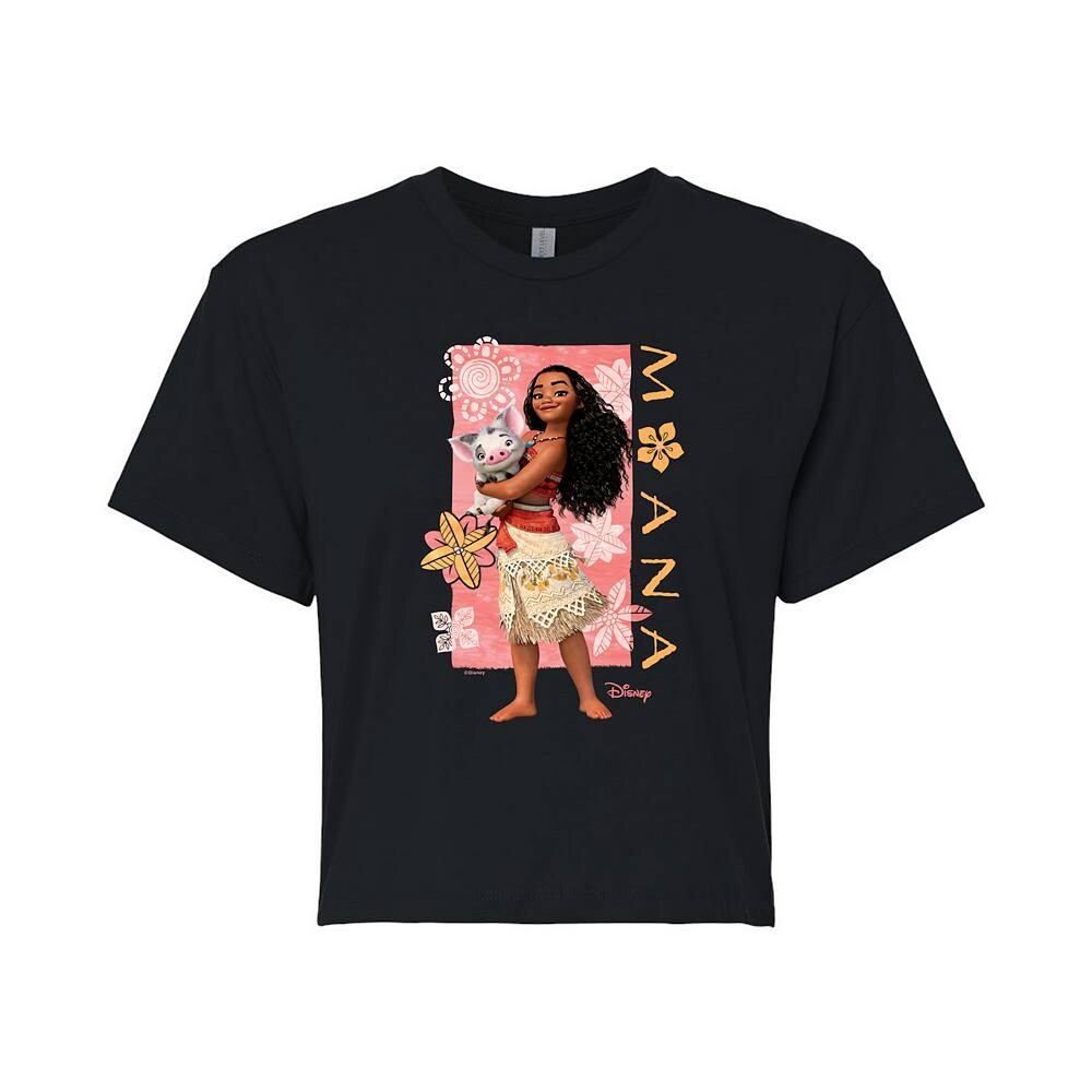 

Укороченная футболка Disney's Moana Pua и Moana Juniors, черный
