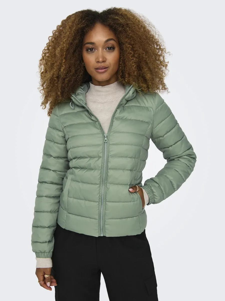 

Only стеганая куртка "ONLTAHOE HOOD JACKET OTW NOOS", с капюшоном, цвет Hedge Green