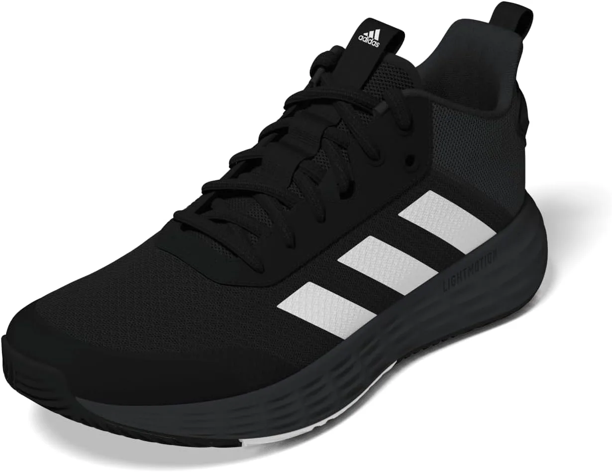 Мужские кроссовки Adidas Ownthegame 2.0, белый/черный/серый