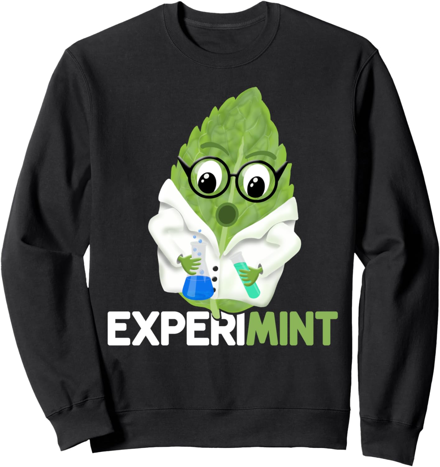 

Забавные каламбуры про мяту, научные эксперименты с перечной мятой, шутки про травы, толстовка Minty Meme Mint March Herb Clothes, черный