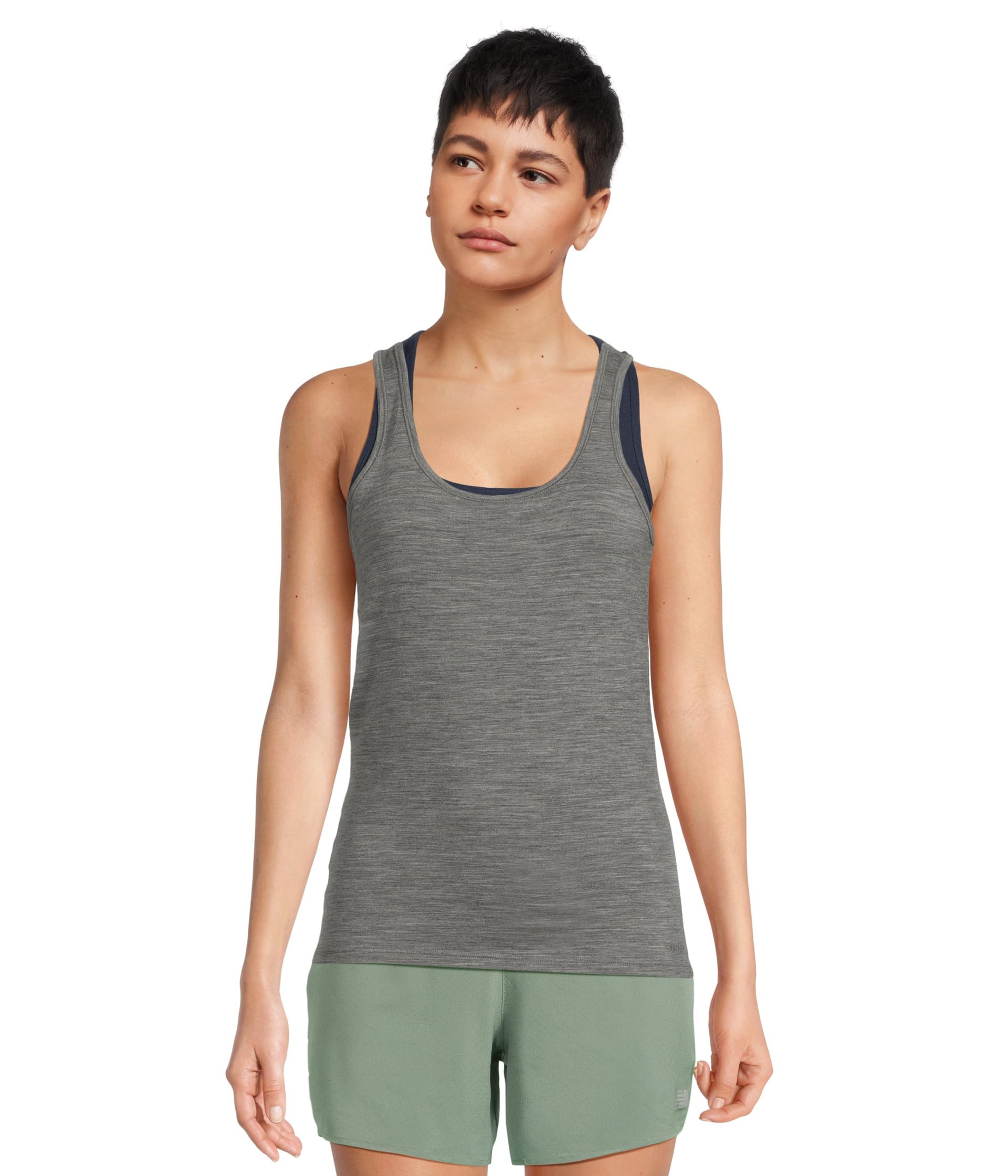 

Топ Icebreaker Merino 150 Siren Tank, цвет Gritstone Heather