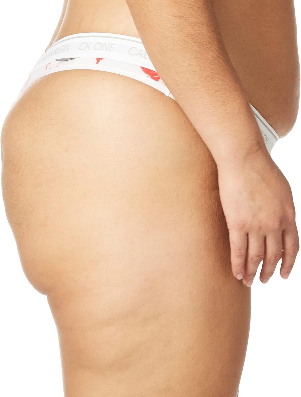 Женские трусики-стринги Calvin Klein Ck One Cotton, Lilium Print_Strawberry Shake — фото 2