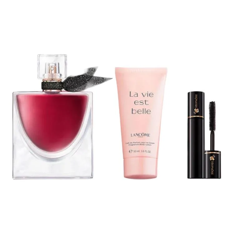 La Vie Est Belle Limited Perfume Eau De Parfum EDP 50ml+50ml+2ml LANCOME, perfume 50ml+body lotion 50ml+mini mascara 2ml — фото 3