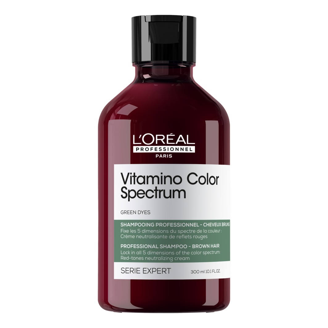 Шампунь serie expert vitamino color spectrum brown hair L Oreal Professionnel Paris, объем 300 мл — фото 2