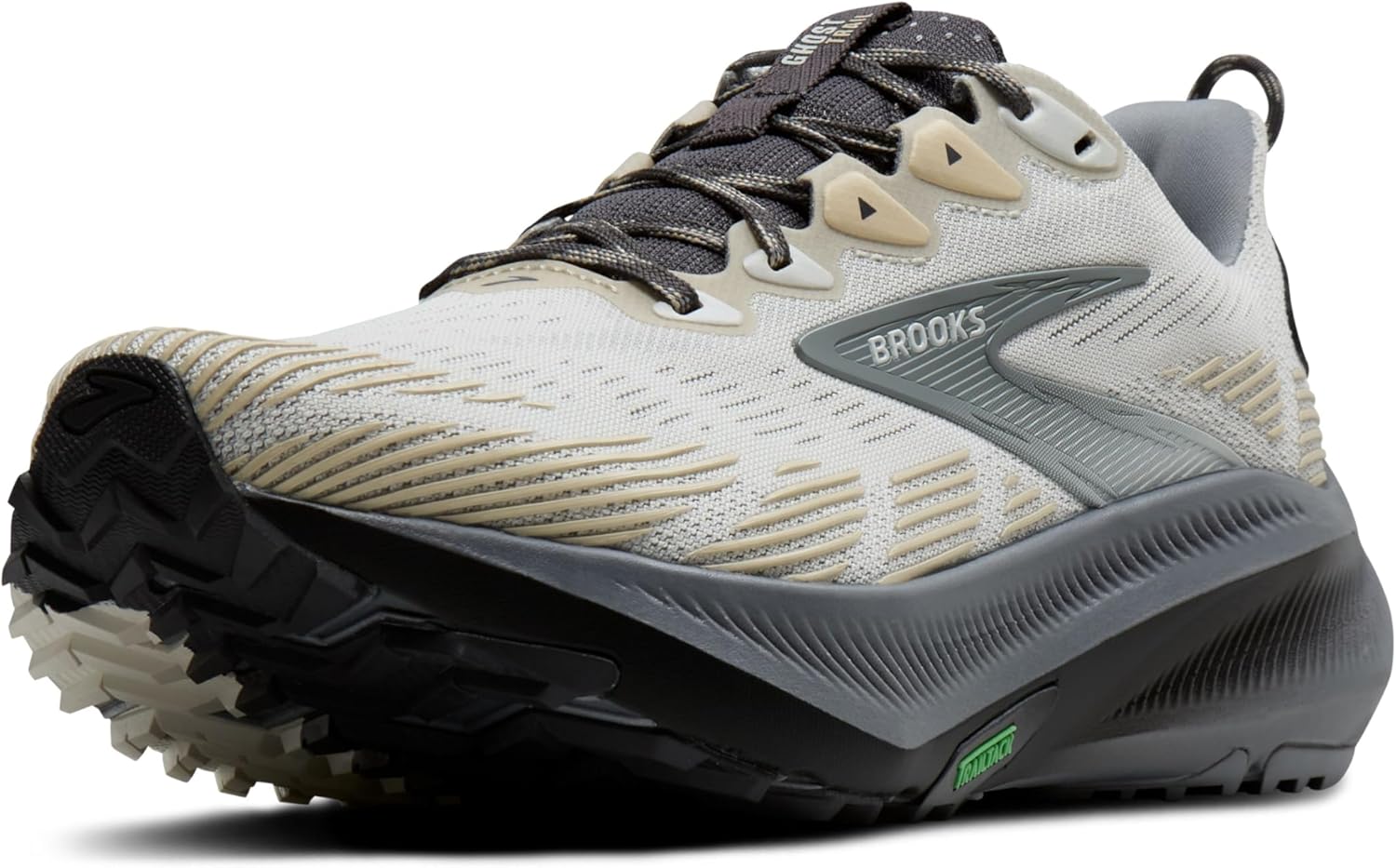 

Мужские кроссовки Brooks Ghost Trail, универсальная обувь для бега по пересеченной местности, серый