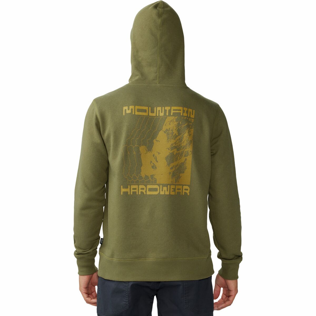 

Ретро худи с капюшоном для скалолазания Mountain Hardwear, зеленый