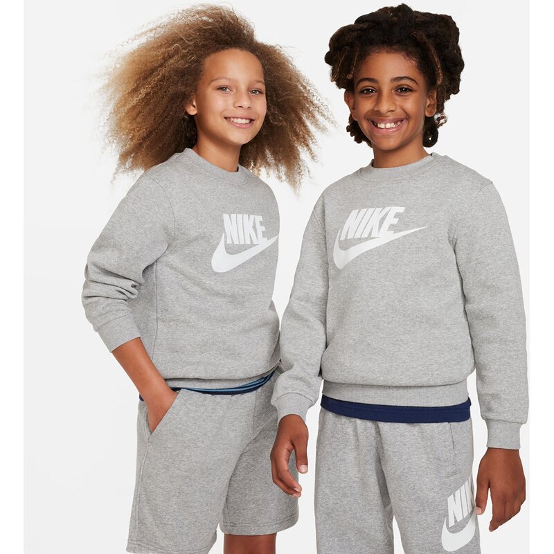 Sweatshirt k nsw club flc crew ls hbr Nike, мультиколор — фото 3