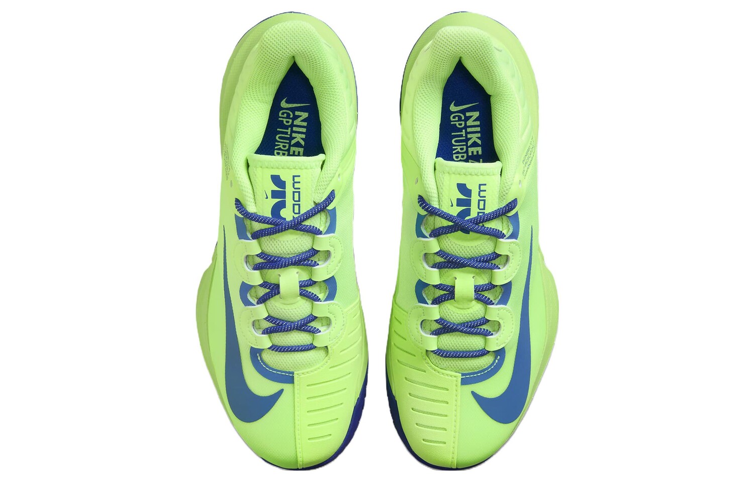 Теннисные кроссовки Nike Air Zoom GP для женщин, Lime Blast/Indigo Force/Noise Aqua — фото 3