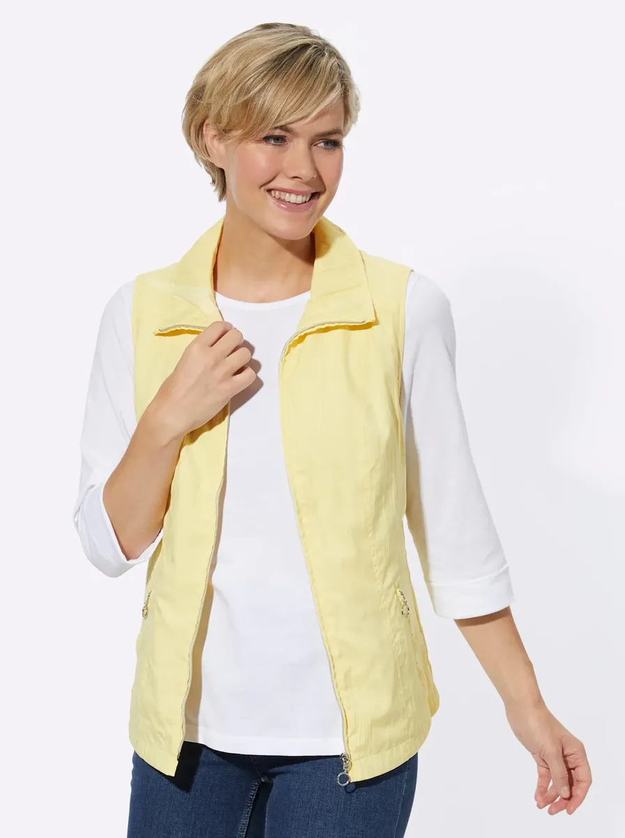 

Casual Looks короткий жилет, цвет Zitrone