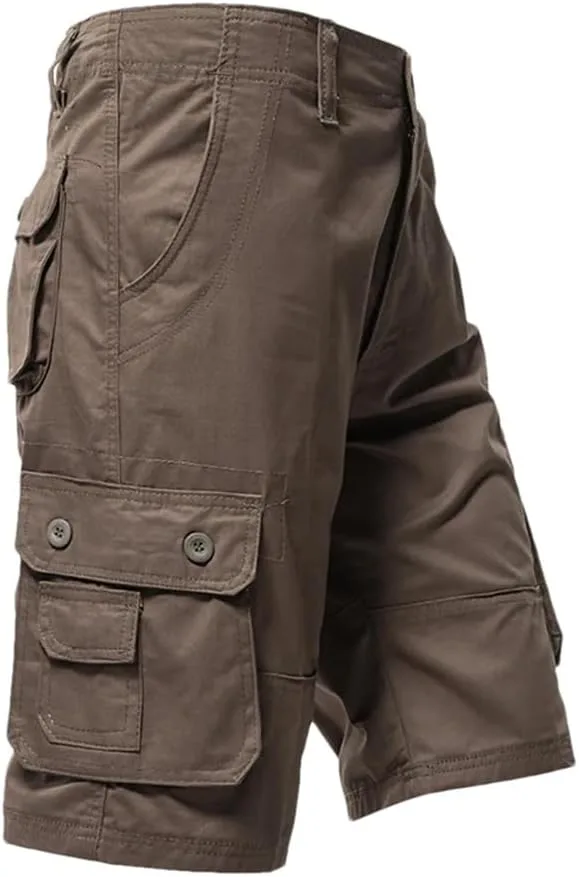 Мужские шорты карго летние с карманами cotton large