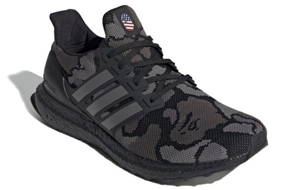 Кроссовки xa bathing ape ultraboost 4.0 Adidas, черный — фото 2
