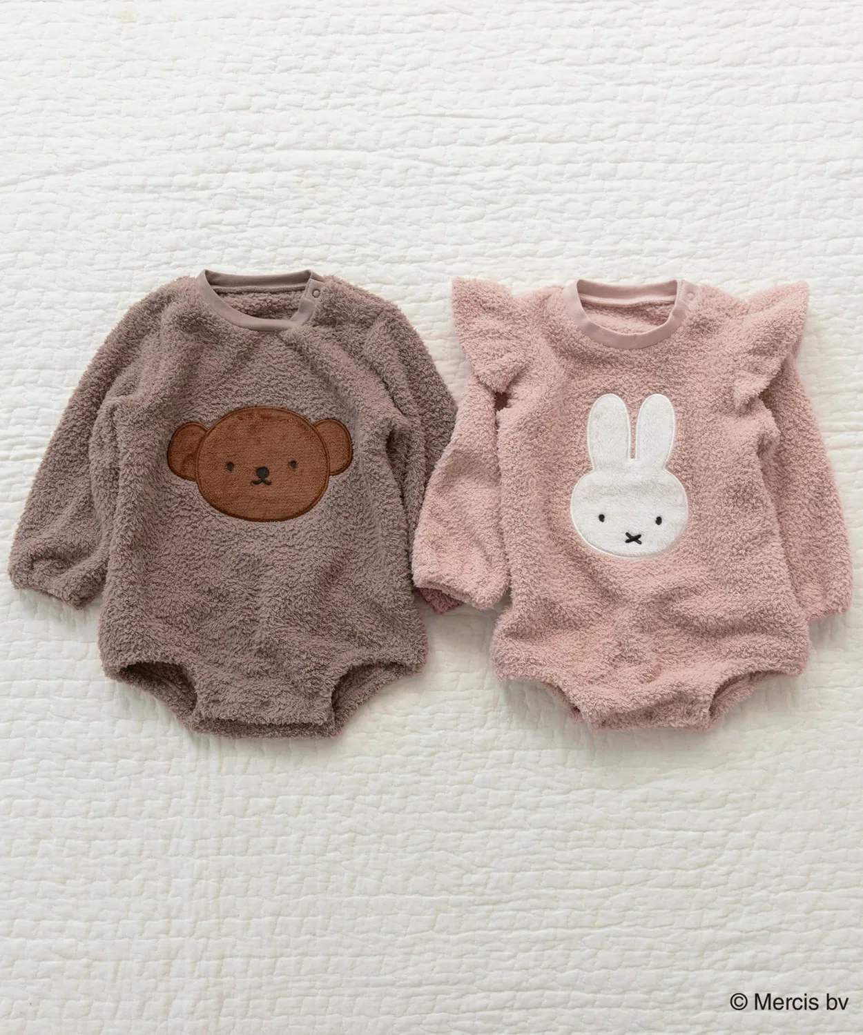 Комбинезон Miffy флисовый розовый — фото 4