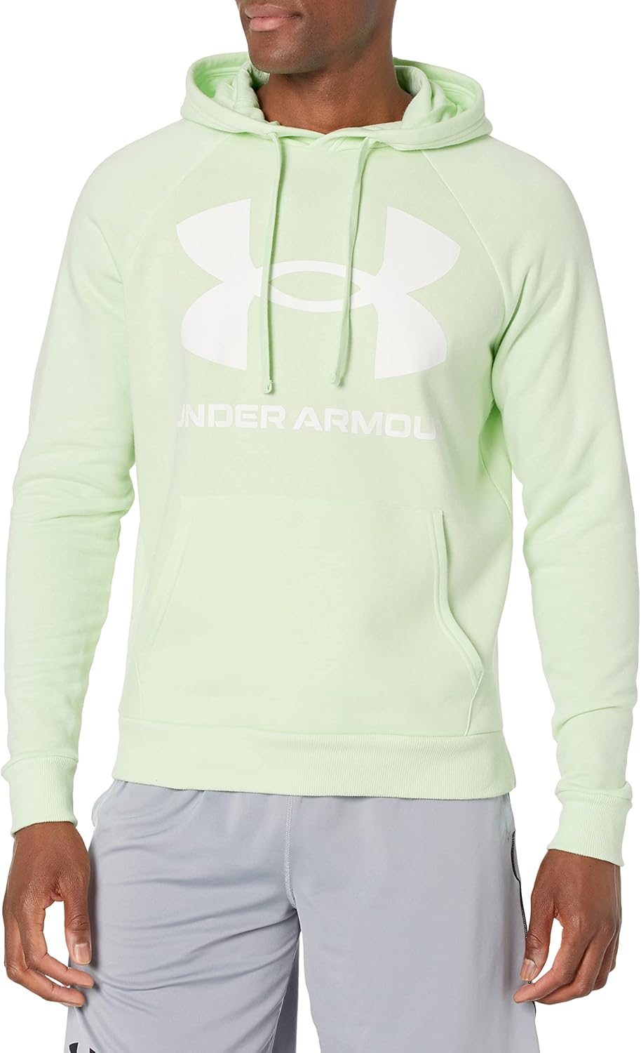 

Толстовка Under Armour Men's Rival Fleece Big Logo, (369) Phosphor Green/Onyx White, Белый, Толстовка Under Armour Men's Rival Fleece Big Logo, (369) Phosphor Green/Onyx White