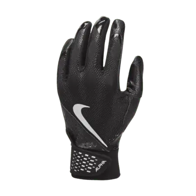 

Перчатки Nike Alpha Kids' Batting Gloves (1 шт), черный