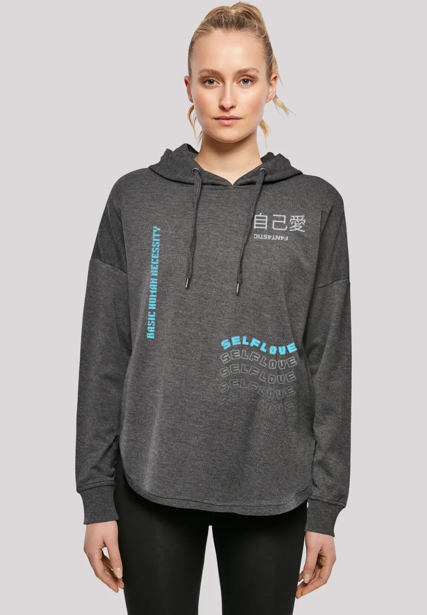 

Толстовка F4NT4STIC "Self Love OVERSIZE HOODIE", принт, цвет Charcoal